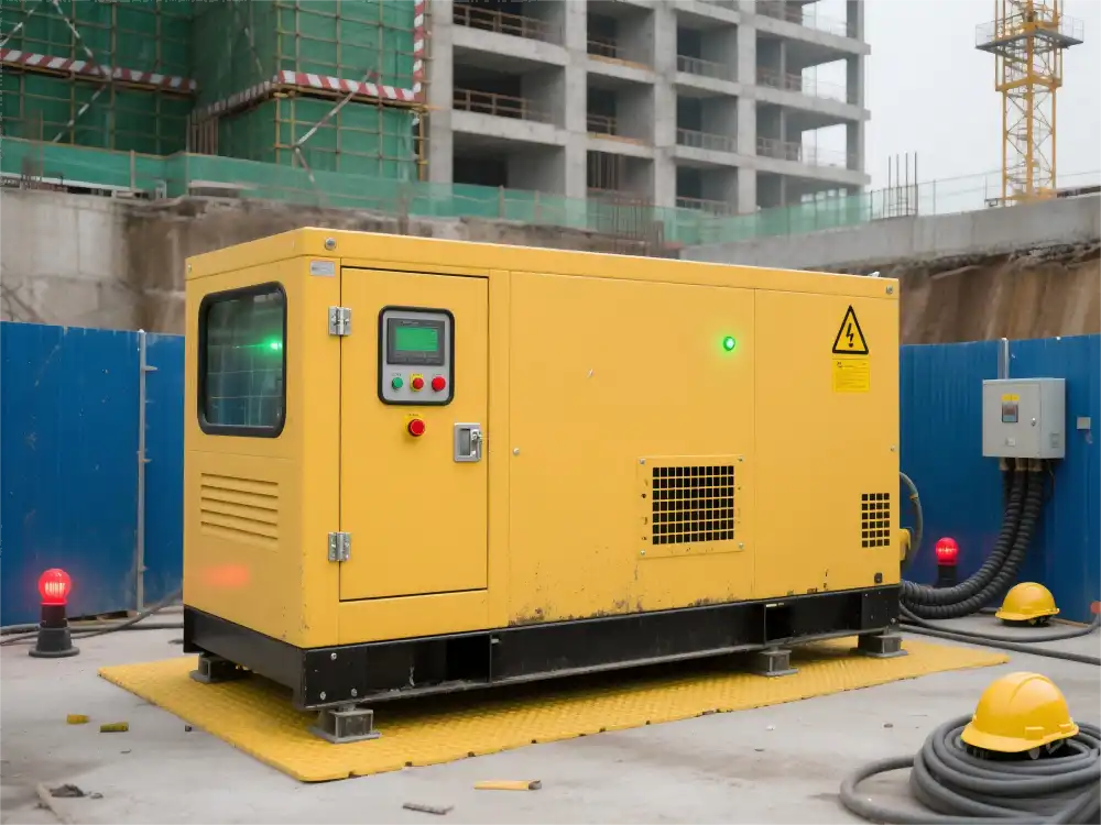 How to select a diesel generator for temporary construction power?